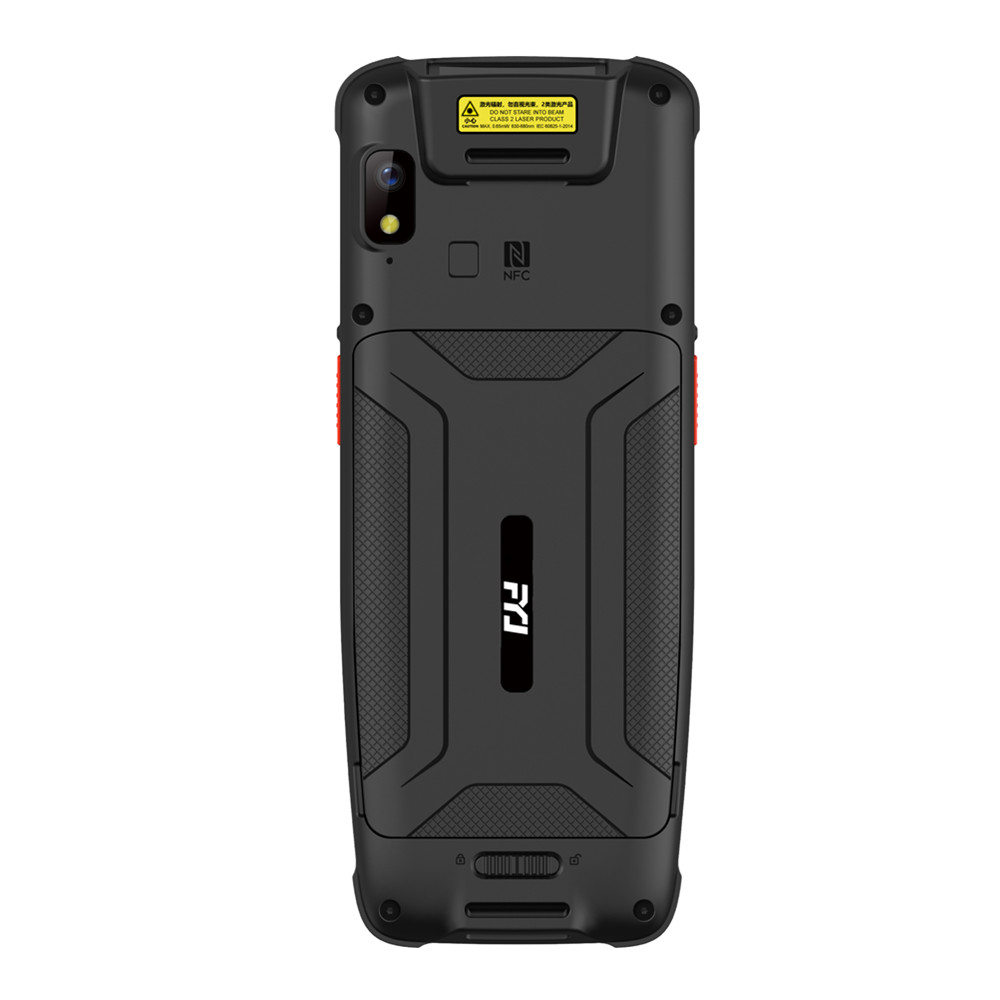 Rugged handheld device with NFC