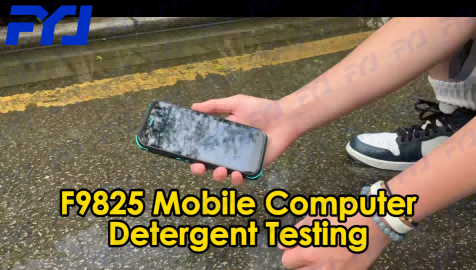 FYJ F9825 Handheld Android Barcode Scanner Outdoor Ruggedness Testing