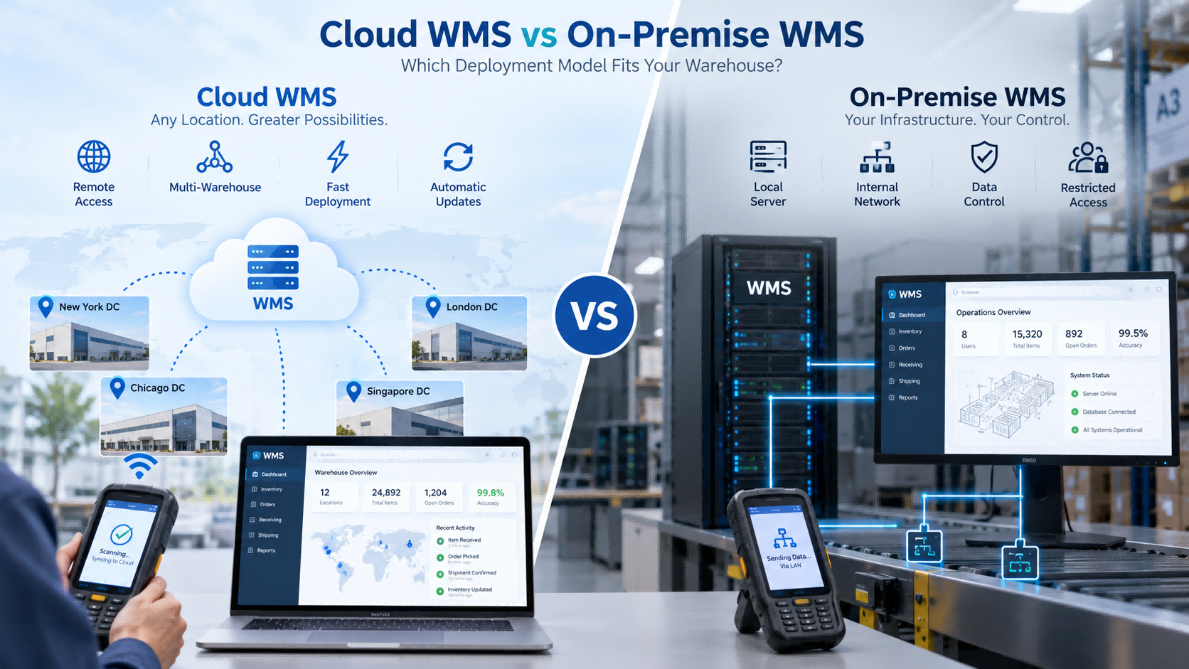 Cloud WMS vs On-Premise WMS Which Deployment Model Is Right for Your Warehouse
